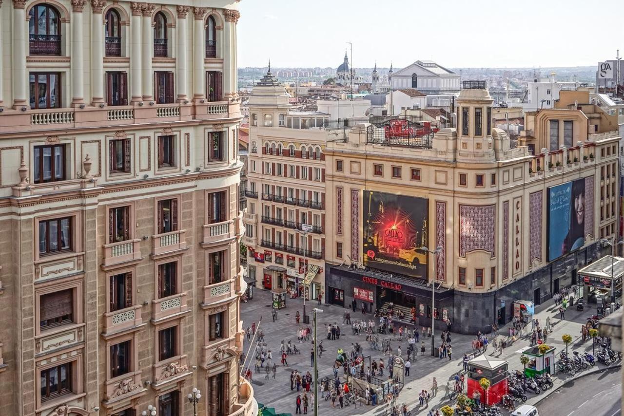 Stylish 4 Suites +Patio Luxury Apartment Gran Via Madri Exterior foto